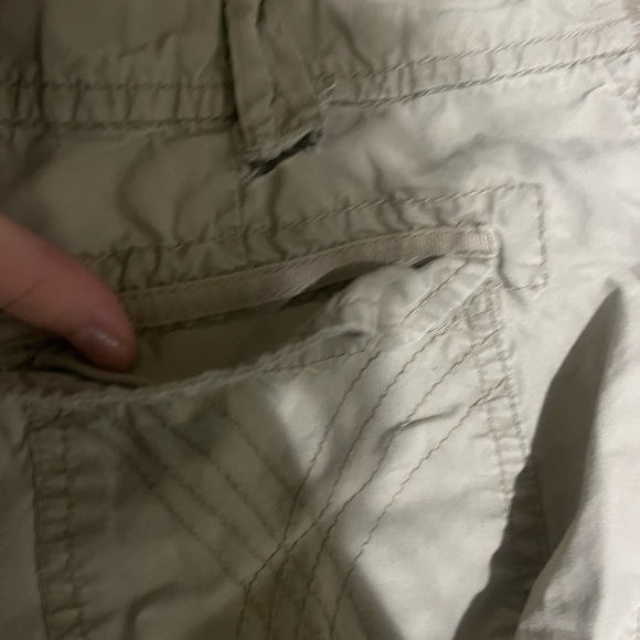 Esprit Y2K Beige Low Rise Cargo Pants - Picture 4 of 5